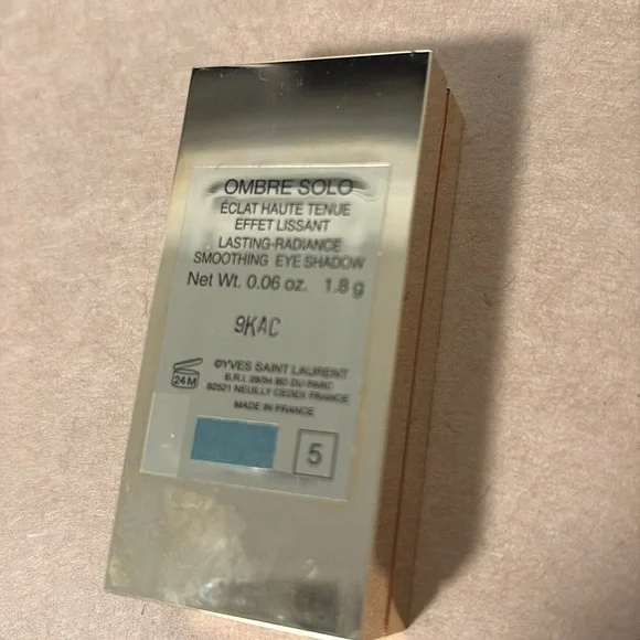 NIB [Yves Saint Laurent] Ombre Solo Radiance Smoothing Eyeshadow #05 Slate Green - Picture 14 of 15